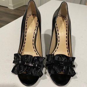 Enzo Angiolini Black Patent Leather Pumps